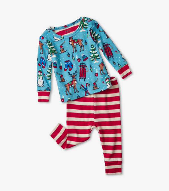 Winter Wonderland Baby Pajama Set